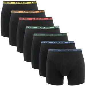 Björn Borg Björn-Borg Cotton Stretch Shorts 7-pack Black - Str. XL   7 stk.