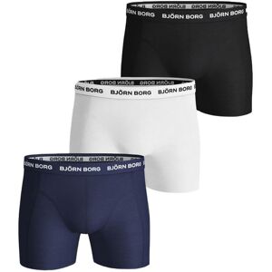 Björn Borg Essential 3-pack Cotton Stretch Shorts - Str. M   3 stk.