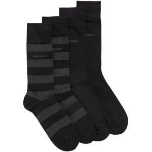 Hugo Boss strømper 2-pack str. 39-42 - Block Stripe   2 stk.