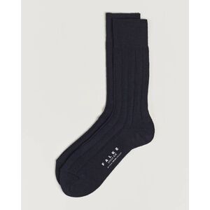 Falke Lhasa Cashmere Socks Dark Navy men 39-42 Blå