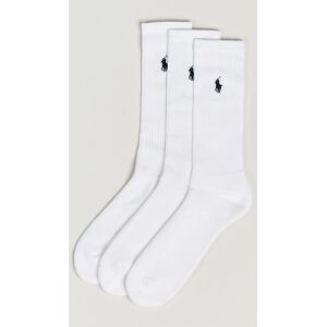 Polo Ralph Lauren 3-Pack Crew Sock White men One size Hvid,Hvid,Hvid