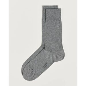 Falke Happy 2-Pack Cotton Socks Light Grey men 39-42 Grå