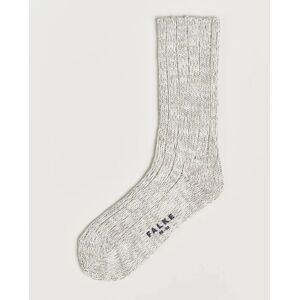 Falke Brooklyn Cotton Sock Light Grey men 39-42 Grå