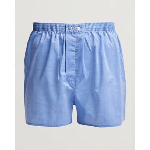 Derek Rose Classic Fit Cotton Boxer Shorts Blue men XL Blå