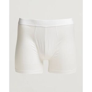 Bresciani Cotton Boxer Trunk White men XXL Hvid