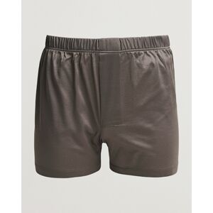 Bresciani Cotton Boxer Brief Grey men L Grå