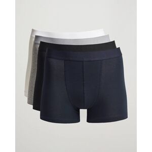 Bread & Boxers 4-Pack Boxer Brief White/Black/Grey/Navy men XL Grå