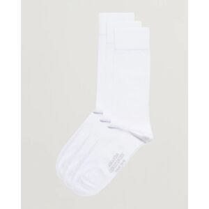 Amanda Christensen 3-Pack True Cotton Socks White men 43-46 Hvid