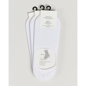 Amanda Christensen 3-Pack True Cotton Invisible Socks White men 39-40 Hvid