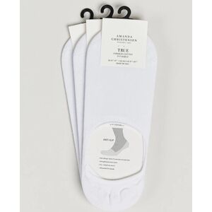 Amanda Christensen 3-Pack True Cotton Invisible Socks White men 41-42 Hvid