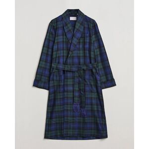 Derek Rose Wool Tartan Dressing Gown Blackwatch men M Grøn