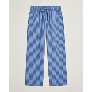 Tekla Poplin Pyjama Pants Boro Stripes men S Blå