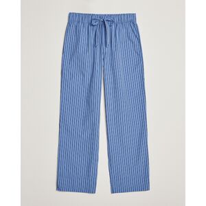 Tekla Poplin Pyjama Pants Boro Stripes men S Blå