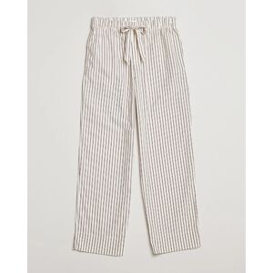 Tekla Poplin Pyjama Pants Hopper Stripes men S Beige