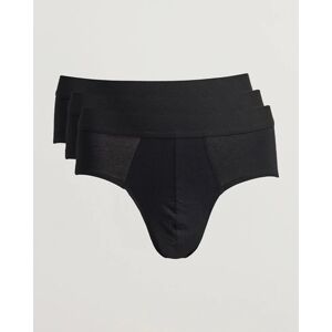 Bread & Boxers 3-Pack Brief Black men L Sort