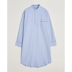 Derek Rose Cotton Pullover Nightshirt Light Blue men L Blå