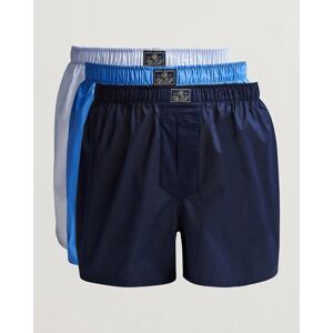 Polo Ralph Lauren 3-Pack Woven Boxer Blue/Navy/Oxford Blue men M Blå