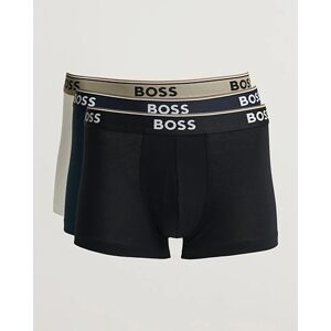 Boss BLACK 3-Pack Cotton Trunk Black/White/Blue men L Sort