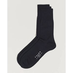 Falke 3-Pack Airport Socks Dark Navy men One size Blå