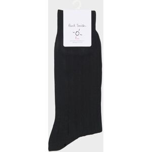 Paul Smith Plain Rib Socks Black ONESIZE