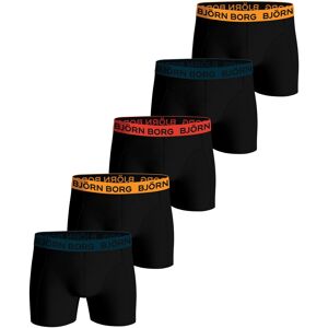 Björn Borg Men's Cotton Stretch Boxer 5-pack Multipack 4 M, Multipack 4