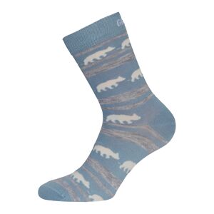 Gridarmor Striped Bear Merino Socks Blue Shadow 40-43, Blue Shadow