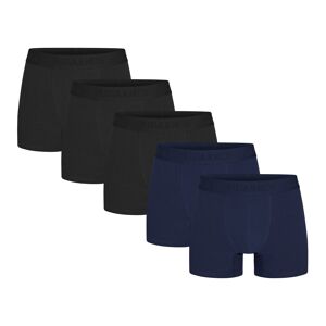 Gridarmor Men's Steine 5p Cotton Boxers 2.0 Black/Blue S, Black/Blue