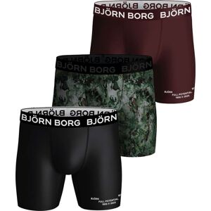 Björn Borg Men's Performance Boxer 3p Multipack 3 S, Multipack 3
