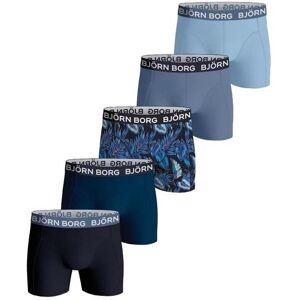 Björn Borg Cotton Stretch Boxer Blue/Flower/Navy 5-pack