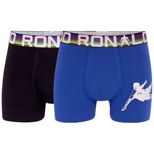 Ronaldo Boxershorts - 2-Pak - Blå/sort - Jbs - 10-12 År (140-152) - Boxershorts