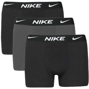 Nike Boxershorts - Dri-Fit Essential - 3-Pak - Black/dark Grey - Nike - 10-12 År (140-152) - Boxershorts