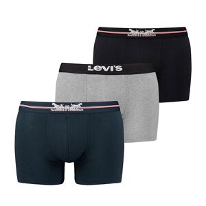 Levis Gaveæske M. Boxershorts - 3-Pak - Navy/grå/sort - Levis - M - Medium - Boxershorts