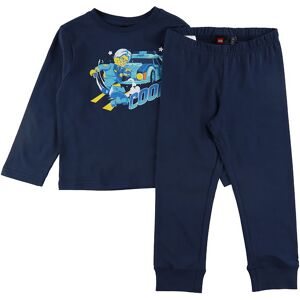 City Nattøj - Lwaris - Dark Navy M.  - Lego® Wear - 7 År (122) - Nattøj 2-Delt