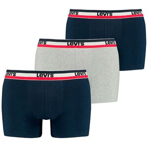 Levis Boxershorts - 3-Pak - Navy/grey Melange - Levis - S - Small - Boxershorts