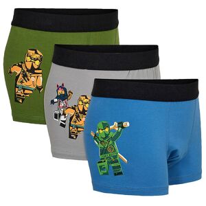 Ninjago Boxershorts - 3-Pak - Lwarve - Twist Of Lime - Lego® Wear - 10-11 År (140-146) - Boxershorts