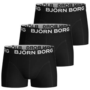 Björn Borg Boxershorts - 3-Pak - Sort - Björn Borg - 11-12 År (146-152) - Boxershorts