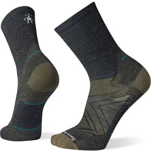 Smartwool Run Zero Cushion Mid Crew Socks, Charcoal M