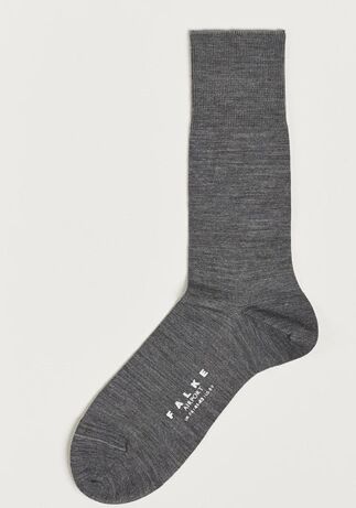 Falke Airport Socks Grey Melange men 43-44 Grå