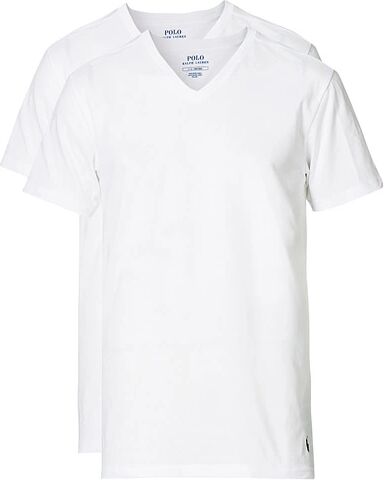 Polo Ralph Lauren 2-Pack T-Shirt V-Neck White men S Hvid