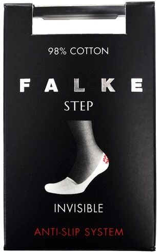 Falke Step In Box Loafer Sock White men 43-44 Hvid