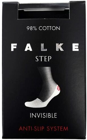 Falke Step In Box Loafer Sock Black men 41-42 Sort