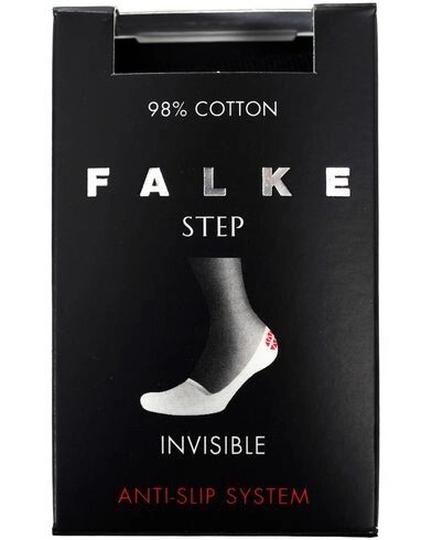 Falke Step In Box Loafer Sock Black men 43-44 Sort