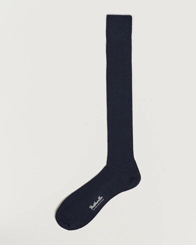 Pantherella Naish Long Merino/Nylon Sock Navy men 10 (39) Blå