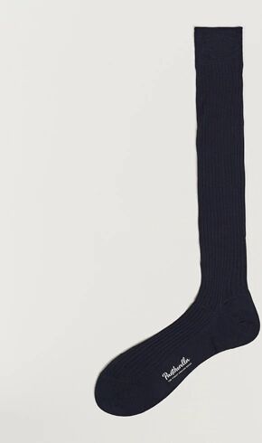 Pantherella Vale Cotton Long Socks Navy men 11,5 (43-44) Blå