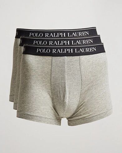 Polo Ralph Lauren 3-Pack Trunk Andover Heather Grey men L Grå