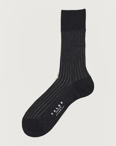 Falke Shadow Stripe Sock Grey/White men 43-44 Grå
