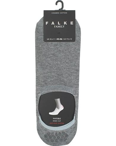 Falke Casual High Cut Sneaker Sock Light Grey Melange men 39-42 Grå