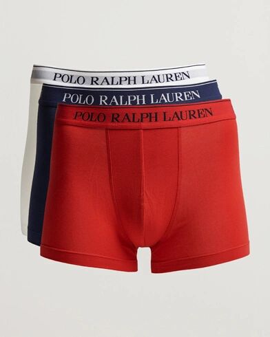 Polo Ralph Lauren 3-Pack Trunk Red/White/Navy men L Rød