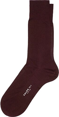 Falke No. 4 Pure Silk Socks Barolo men 43-44 Rød