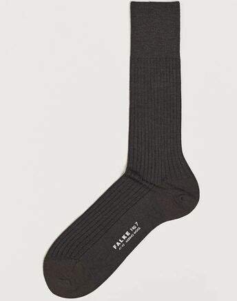 Falke No. 7 Finest Merino Ribbed Socks Brown men 41-42 Brun